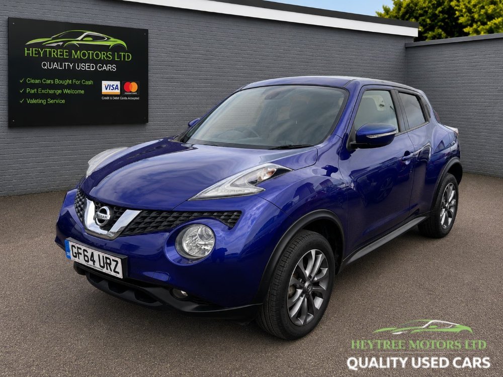 Blue Nissan Juke 1.5 dCi 8v Tekna SUV 5dr Diesel Manual Euro 5 s/s 110 ps