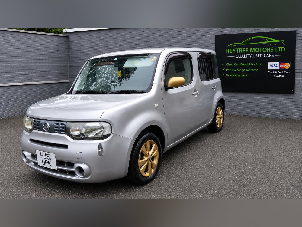 Silver Nissan Cube