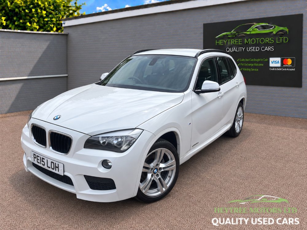 White BMW X1 2.0 18d M Sport SUV 5dr Diesel Manual xDrive Euro 5 s/s 143 ps