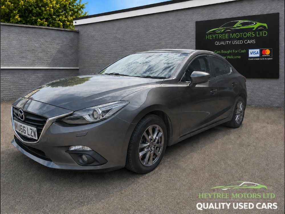 Grey Mazda 3 1.5 SKYACTIV-D SE-L Nav Fastback 4dr Diesel Manual Euro 6 s/s 105 ps