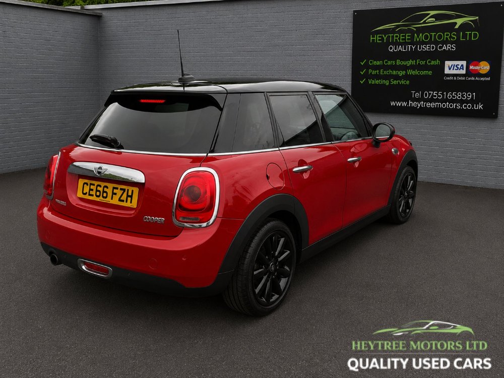 Red 2016 Mini Hatch 1.5 Cooper Hatchback 5dr Petrol Manual Euro 6 s/s 136 ps in Blackpool
