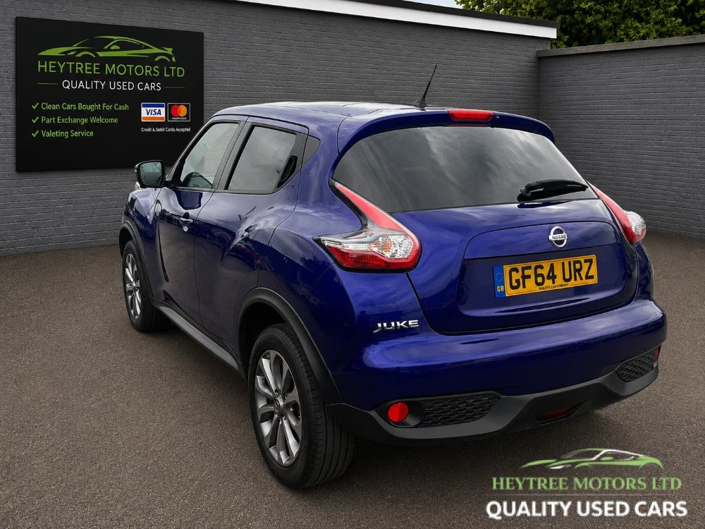 Blue 2014 Nissan Juke 1.5 dCi 8v Tekna SUV 5dr Diesel Manual Euro 5 s/s 110 ps in Blackpool