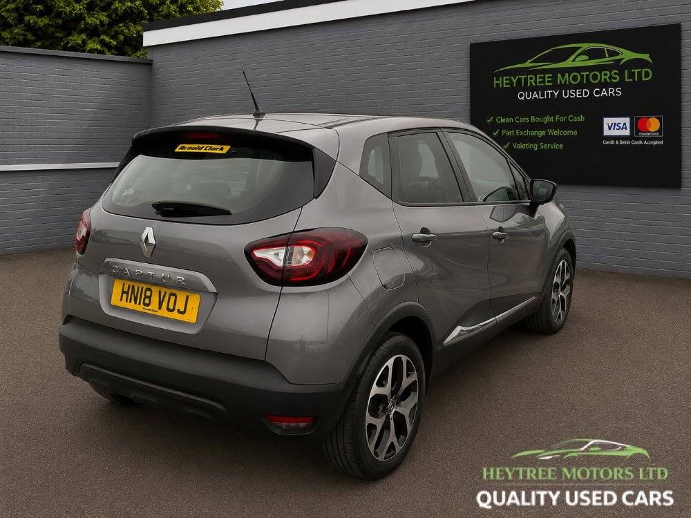 Grey 2018 Renault Captur 0.9 TCe ENERGY Dynamique Nav SUV 5dr Petrol Manual Euro 6 s/s 90 ps in Blackpool