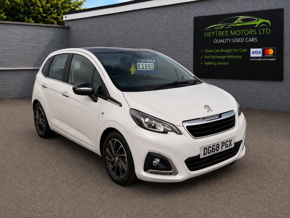 2018 Peugeot 108 1.0 Allure Hatchback 5dr Petrol Manual Euro 6 72 ps