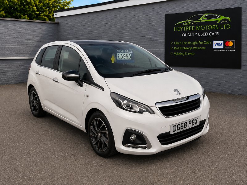 2018 Peugeot 108 1.0 Allure Hatchback 5dr Petrol Manual Euro 6 72 ps