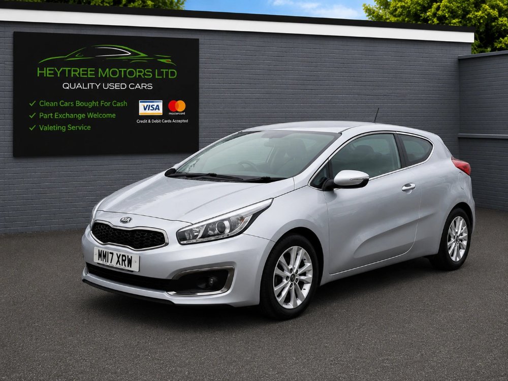 Silver Kia Pro Ceed 1.0 T-GDi 2 Hatchback 3dr Petrol Manual Euro 6 s/s 98 bhp