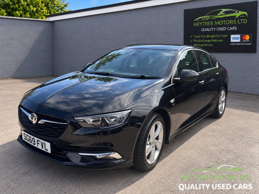 Black Vauxhall Insignia 2.0 Turbo D BlueInjection SRi VX Line Nav Grand Sport 5dr Diesel Manual Euro 6 s/s 170 ps