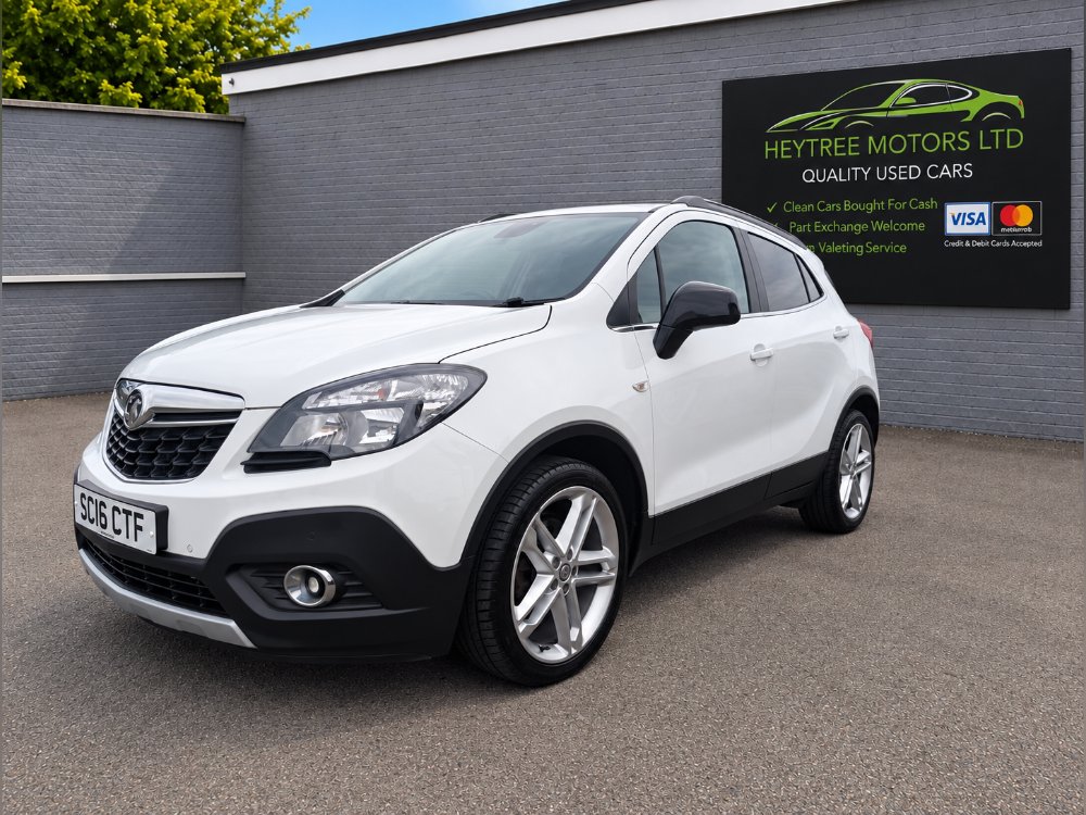 White Vauxhall Mokka 1.4i Turbo Limited Edition SUV 5dr Petrol Manual 2WD Euro 6 s/s 140 ps