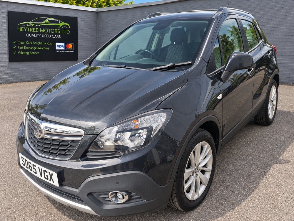 Black Vauxhall Mokka 1.6i Exclusiv SUV 5dr Petrol Manual 2WD Euro 6 s/s 115 ps