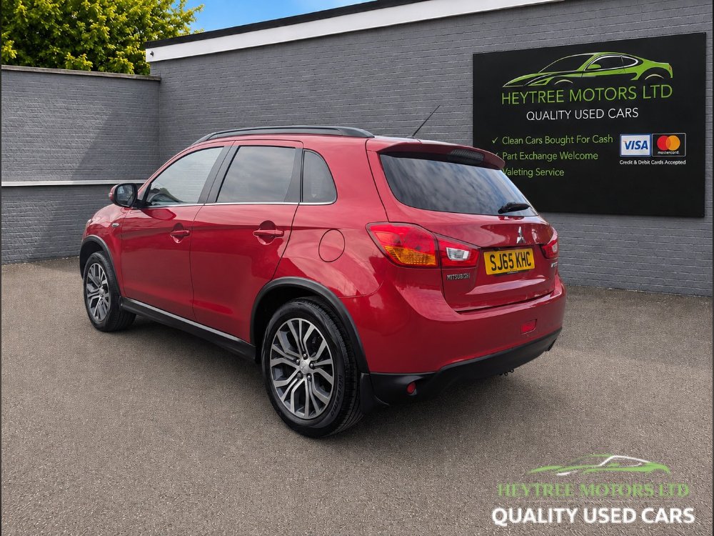 Red 2015 Mitsubishi ASX 2.2 DI-D ZC-H SUV 5dr Diesel Auto 4WD Euro 6 147 ps in Blackpool