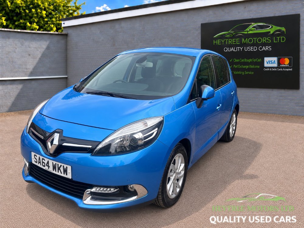 Blue Renault Scenic 1.5 dCi ENERGY Dynamique TomTom MPV 5dr Diesel Manual Euro 5 s/s 110 ps