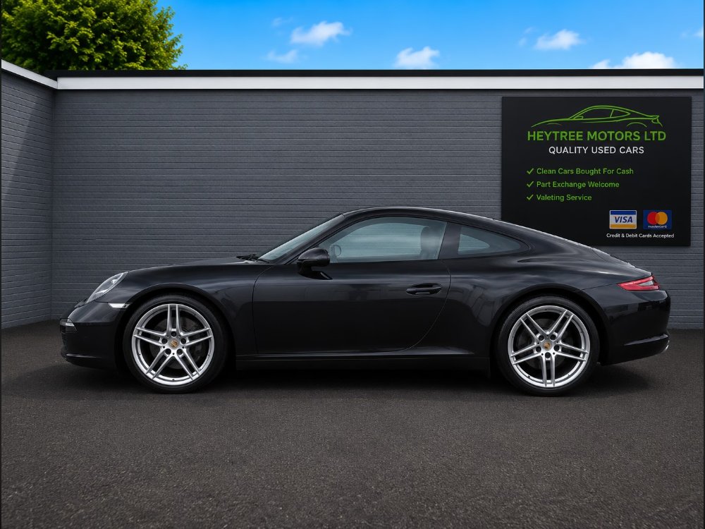 Black Porsche 911 3.0T 991 Carrera Coupe 2dr Petrol PDK Euro 6 s/s 370 ps
