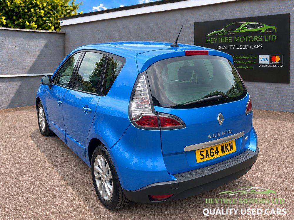 Blue 2014 Renault Scenic 1.5 dCi ENERGY Dynamique TomTom MPV 5dr Diesel Manual Euro 5 s/s 110 ps in Blackpool