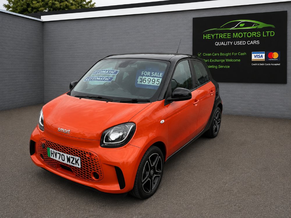 Orange Smart ForFour 17.6kWh Pulse Premium Hatchback 5dr Electric Auto 22kW Charger 82 ps