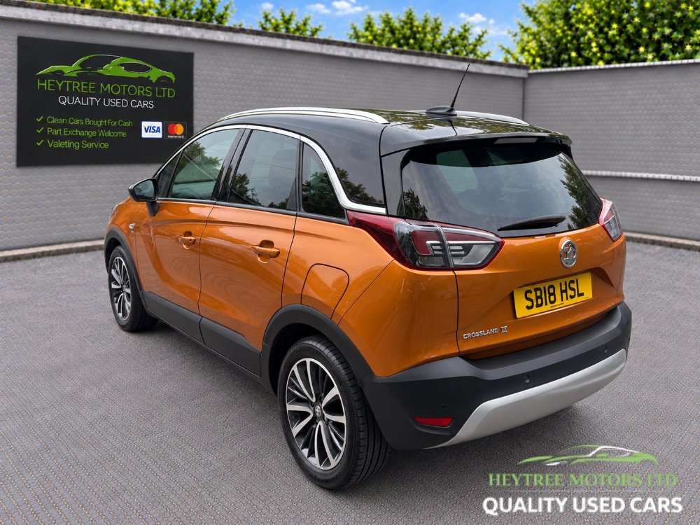 Orange 2018 Vauxhall Crossland X 1.2 Elite Nav SUV 5dr Petrol Manual Euro 6 81 ps in Blackpool