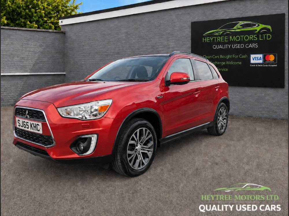 Red Mitsubishi ASX 2.2 DI-D ZC-H SUV 5dr Diesel Auto 4WD Euro 6 147 ps