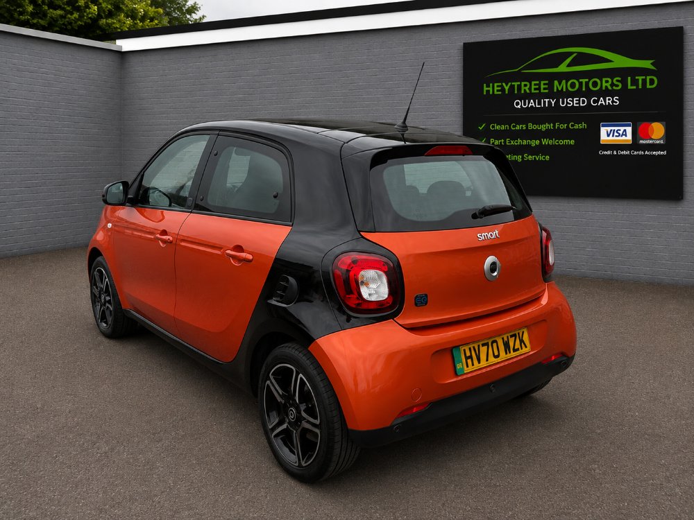 Orange 2020 Smart ForFour 17.6kWh Pulse Premium Hatchback 5dr Electric Auto 22kW Charger 82 ps in Blackpool