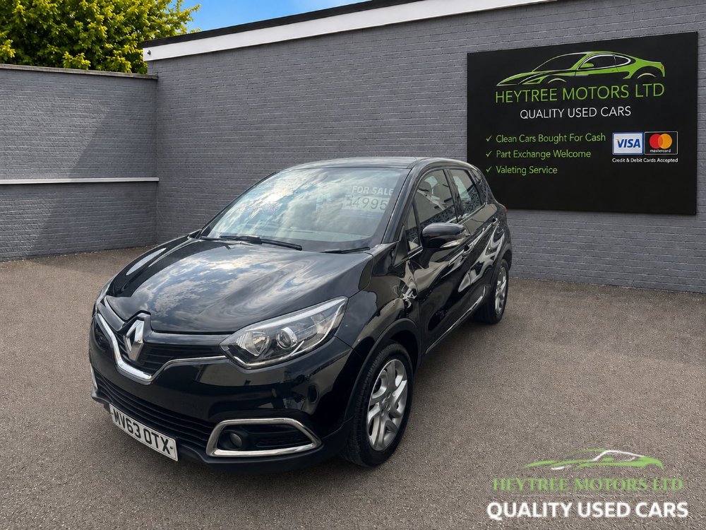 Black Renault Captur 1.5 dCi ENERGY Dynamique MediaNav SUV 5dr Diesel Manual Euro 5 s/s 90 ps